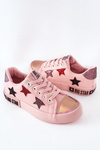 Дитячі шкіряні кросівки BIG STAR II374033 Рожеві