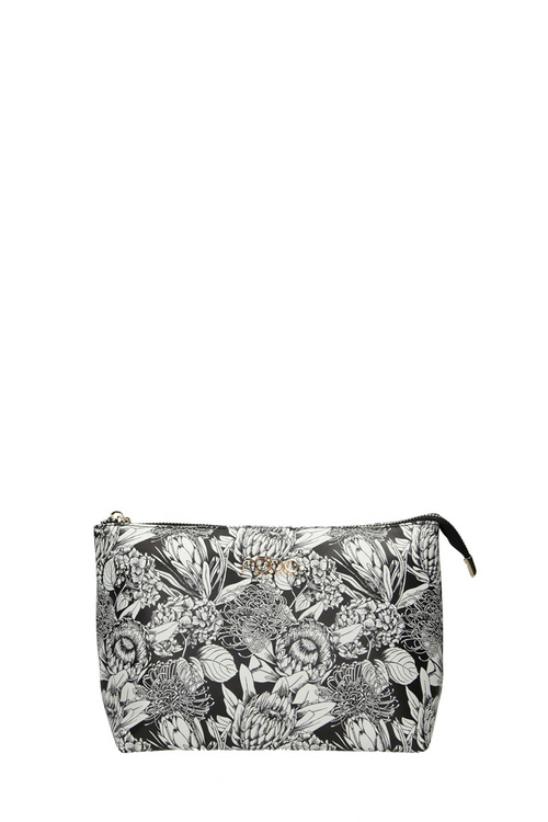 Жіноча маленька косметичка NOBO L0100-CM00 Чорно-біла