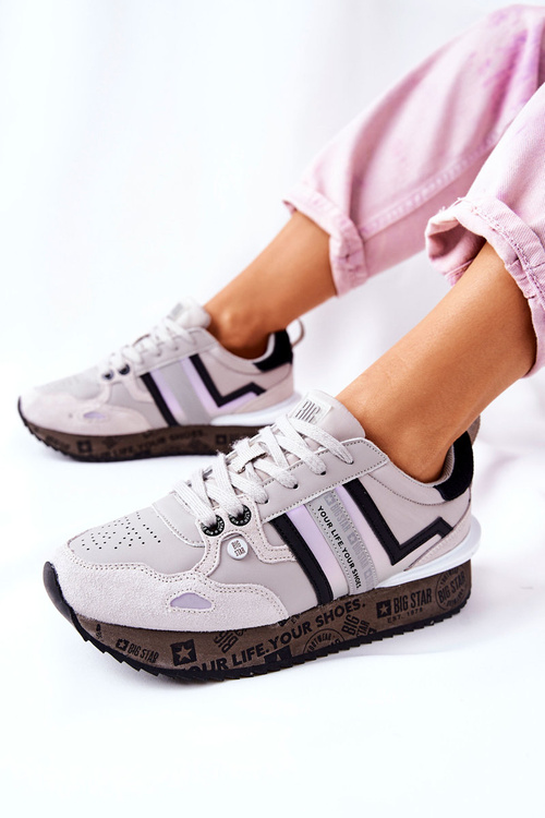 Жіноче спортивне взуття Big Star II274297 сіре