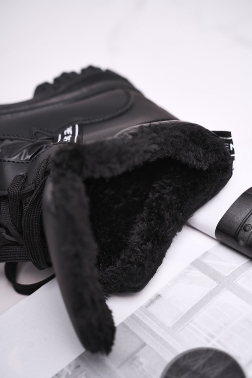 Жіночі зимові черевики з хутром Black Euphoria