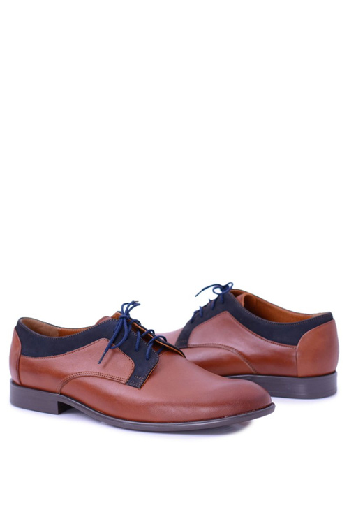 Чоловічі шкіряні напівчеревики Bednarek Elegant коричневі Максим