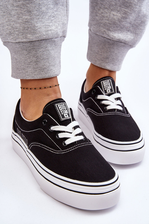 Жіночі кросівки на платформі Big Star LL274230 Чорні