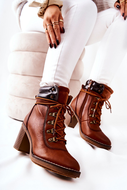 Чоботи на шпильці Heated Camel Charmmis