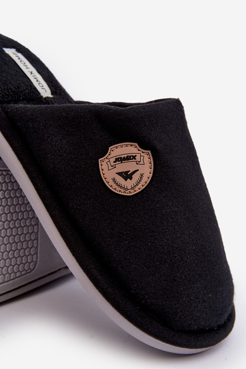 Чоловічі класичні чорні тапочки Makis