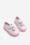 Дитячі кросівки Кросівки на липучці Pennyn біло-рожеві
