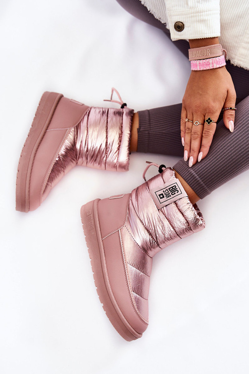 Жіночі зимові черевики Big Star II274119 Рожеві