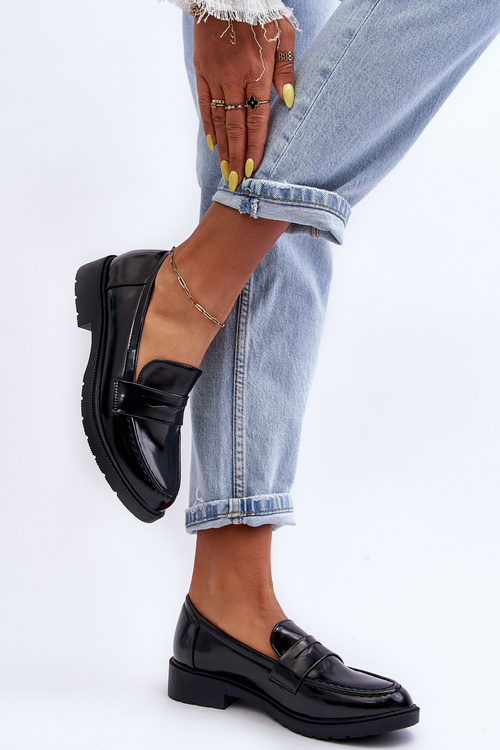 Жіночі класичні мокасини Faradays чорного кольору