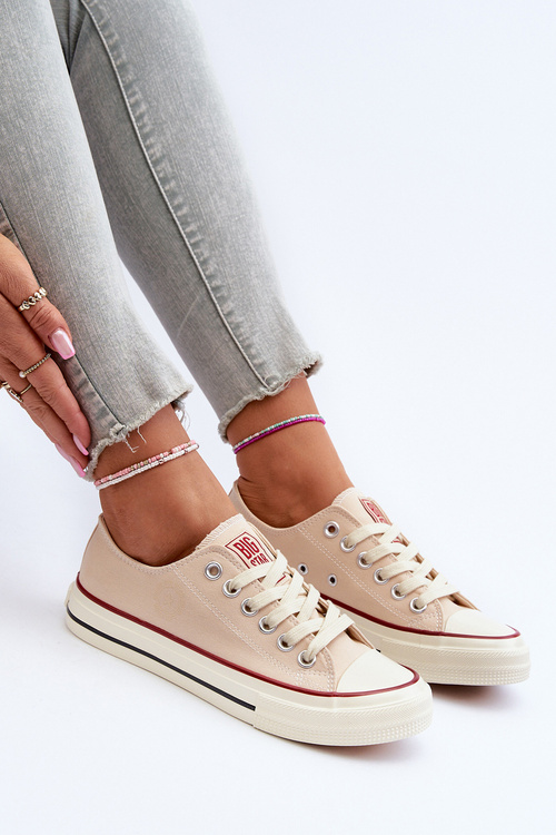 Низькі жіночі кросівки Big Star NN274272 Бежеві