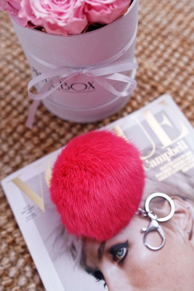 Великий брелок, рожева сумочка