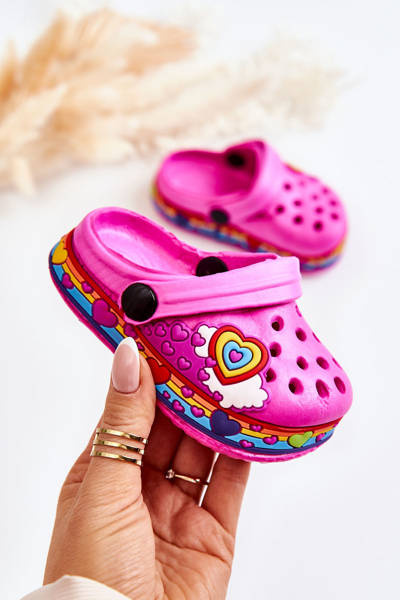 Дитячі тапочки Foam Crocs Fuchsia Charie