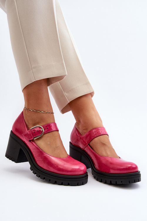 Туфлі з лакованої шкіри Zazoo 20166 кольору фуксії