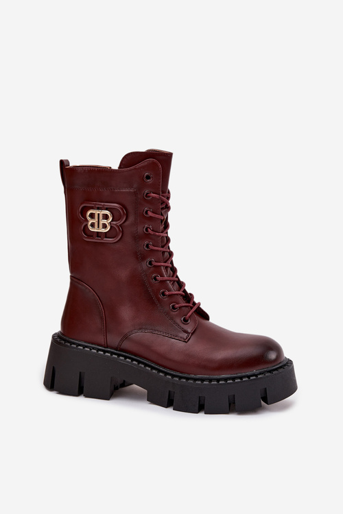 Теплі женські workery з оздобленням Bordeaux Melisse