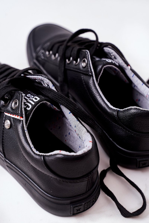 Жіночі шкіряні кросівки Big Star GG274061 Чорні