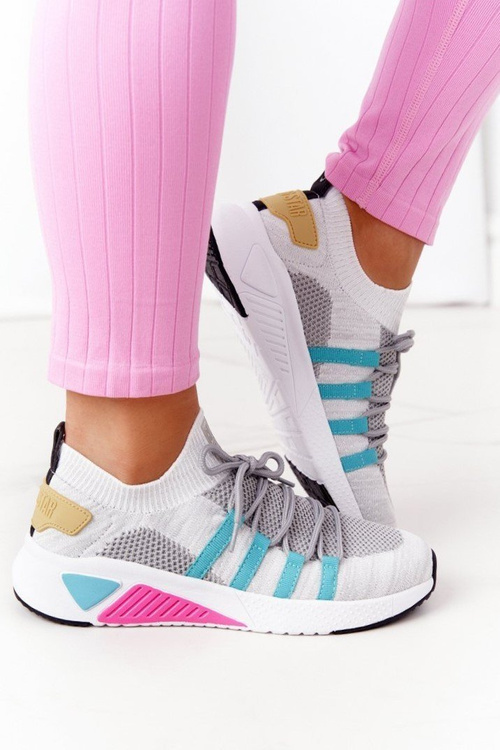 Жіночі кросівки Memory Foam Big Star HH274531 White-Grey