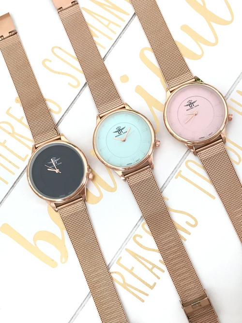 Жіночий годинник Michael John Scepter Pink Dial