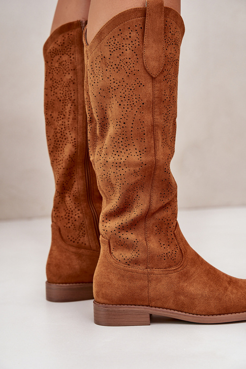 Чоботи жіночі перфоровані Camel S.Barski HY42-132