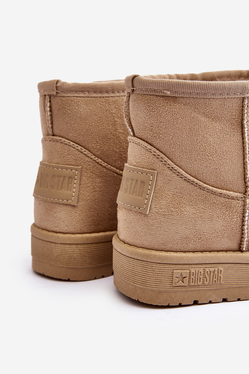 Дитячі утеплені зимові черевики Beige Big Star MM374056
