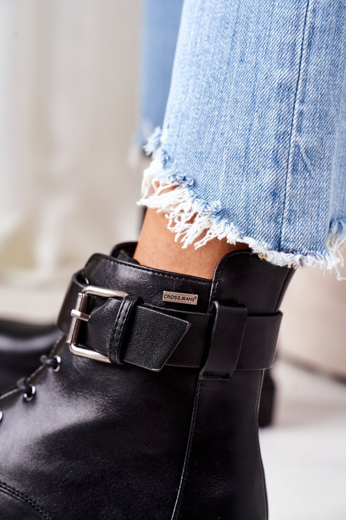 Утеплені чоботи Cross Jeans EE2R4086C Чорні