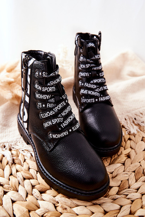 Чоботи дитячі Workers Black Pomeroy