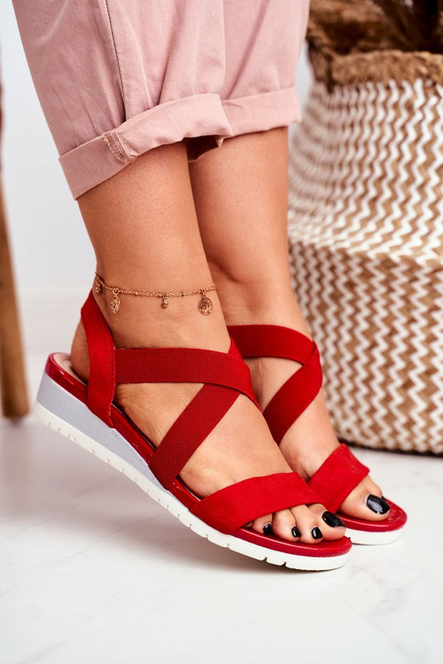 Жіночі сліпони на танкетці Red Harper