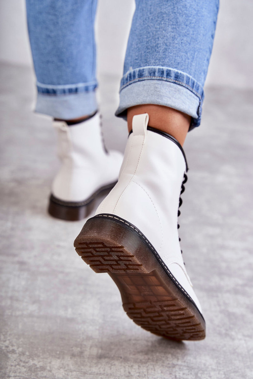 Чоботи жіночі Черевики Білі Lavita