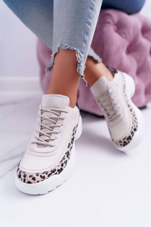 Спортивні жіночі леопардові туфлі Deborah