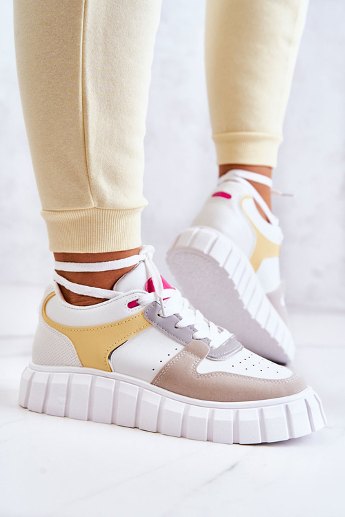 Жіночі спортивні шкіряні туфлі біло-бежеві флорентійські