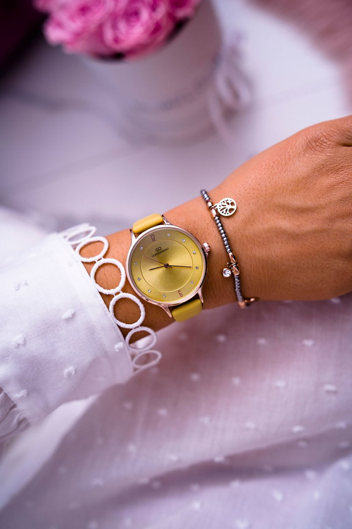 Жіночий годинник Giorgio & Dario Yellow Yenea