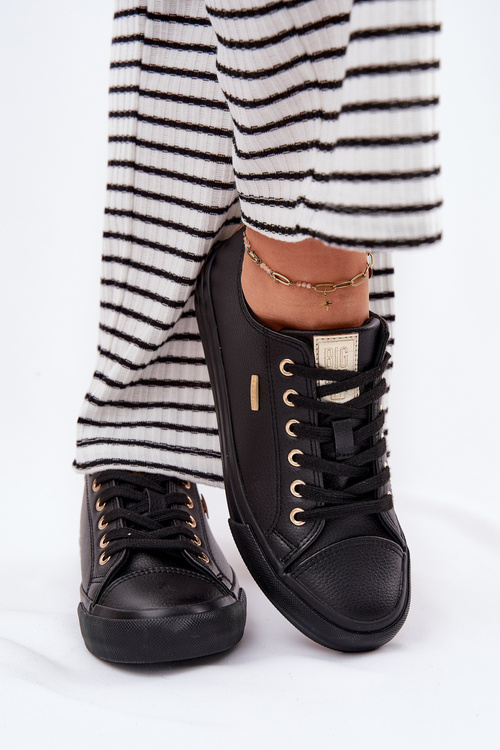 Жіночі Кросівки З Еко Шкіри Big Star RR274749 Чорні