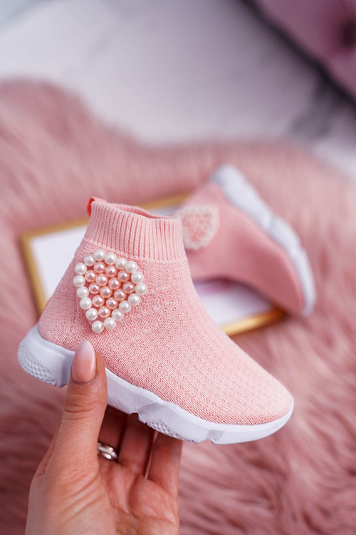 Дитяче спортивне взуття на ковзанах Pink Sammy