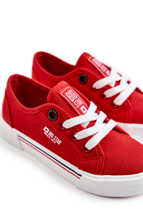 Дитячі низькі кросівки Big Star JJ374172 Червоні
