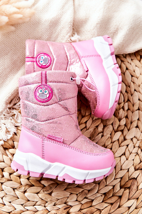 Дитячі зимові чоботи на блискавці Pink Layoth