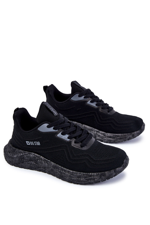 Легке чоловіче спортивне взуття Big Star KK174018 Чорний