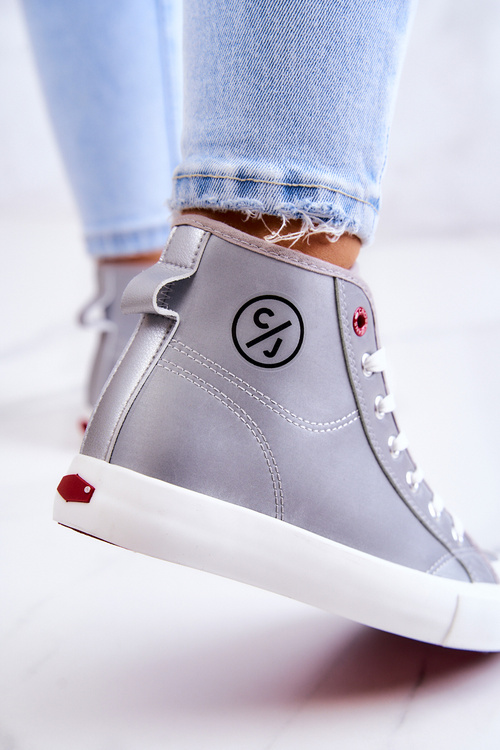 Жіночі високі кросівки Cross Jeans JJ2R4057C сірі