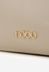 Сумка шопер з застібкою NOBO BAG6010-015 Світло бежевий