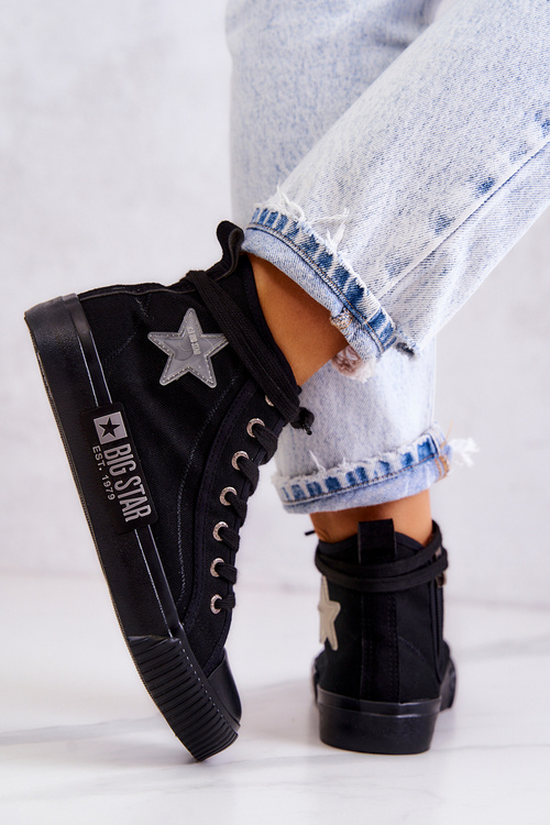 Класичні високі кросівки Big Star JJ274380 Чорні