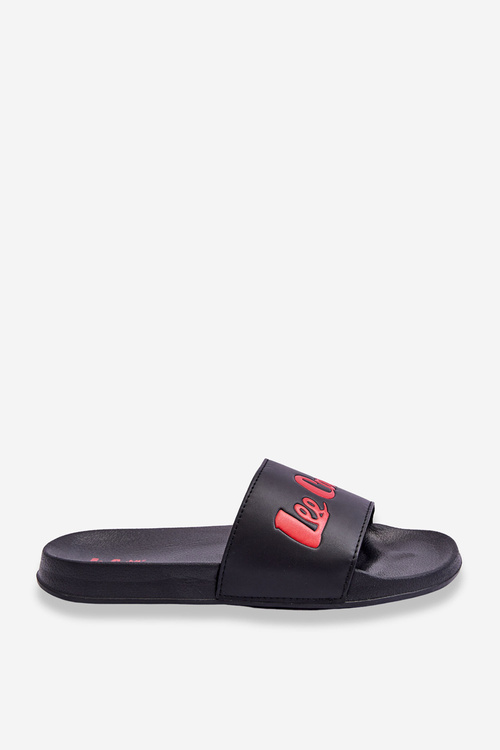 Чоловічі легкі тапочки Lee Cooper LCW-23-42-1730 чорно-червоні