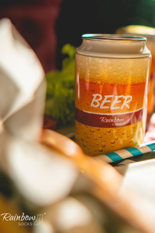 Шкарпетки Веселка консервоване пиво 1 пара