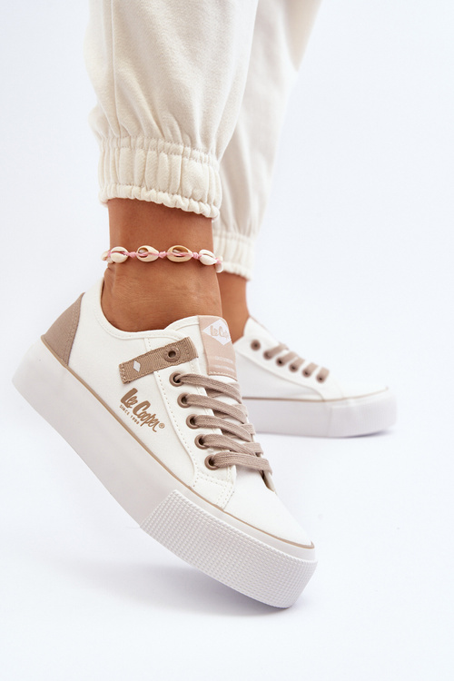 Жіночі тканинні кросівки Lee Cooper LCW-24-31-2198 білі