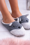 Жіночі домашні тапочки SOXO Animals A Grey