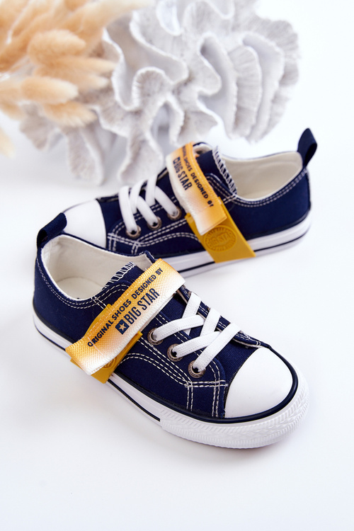 Дитячі низькі кросівки BIG STAR JJ374072 Navy
