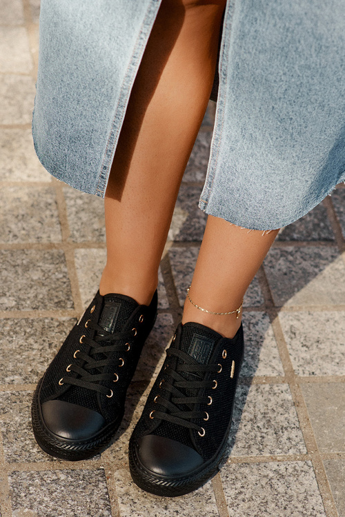 Жіночі Текстильні Кросівки Big Star RR274765 Чорні