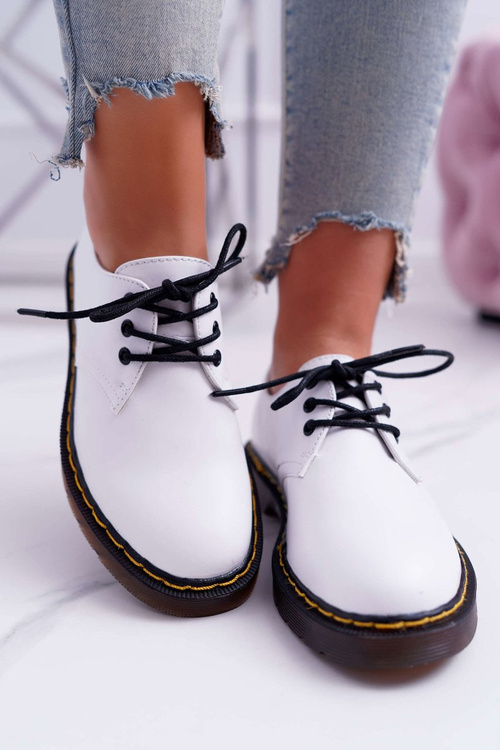 Жіночі напівчоботи Мартин білі