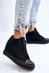 Високі кросівки Hidden Wedge Big Star LL274034 Чорні