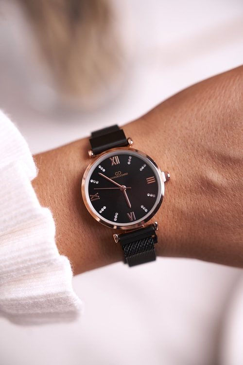 Класичний жіночий годинник Giorgio&Dario Black Gold Daniela