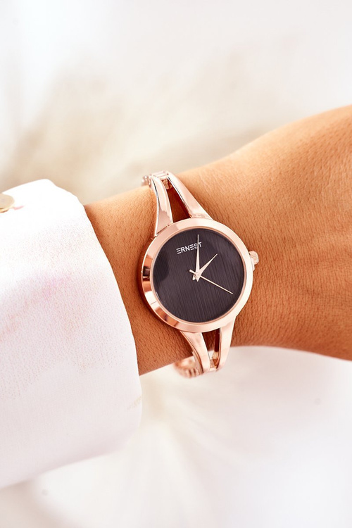 Маленький годинник на браслеті ERNEST Rose Gold