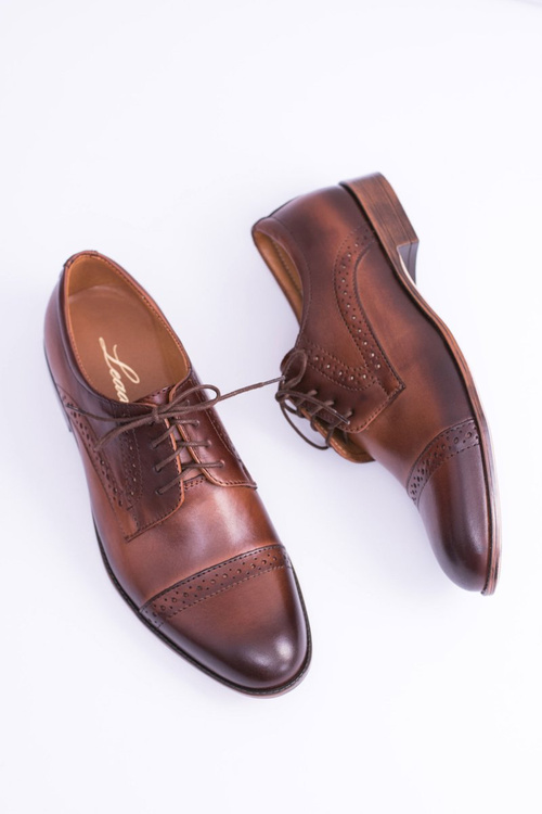 Чоловічі шкіряні ділові півчеревики Gerard Brown