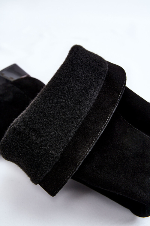 Замшеві черевики Laura Messi 2221 Чорні