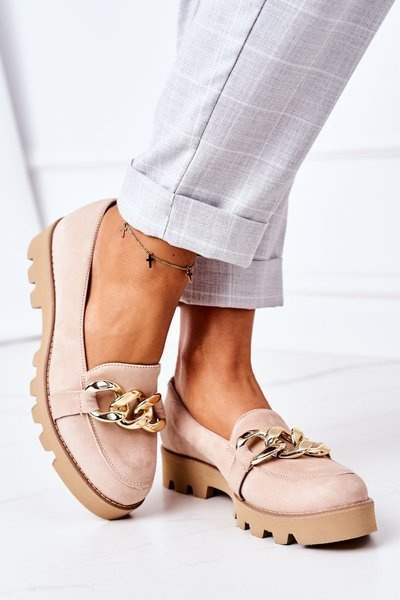 Замшеві мокасини Lewski Shoes 3040 Cappuccino