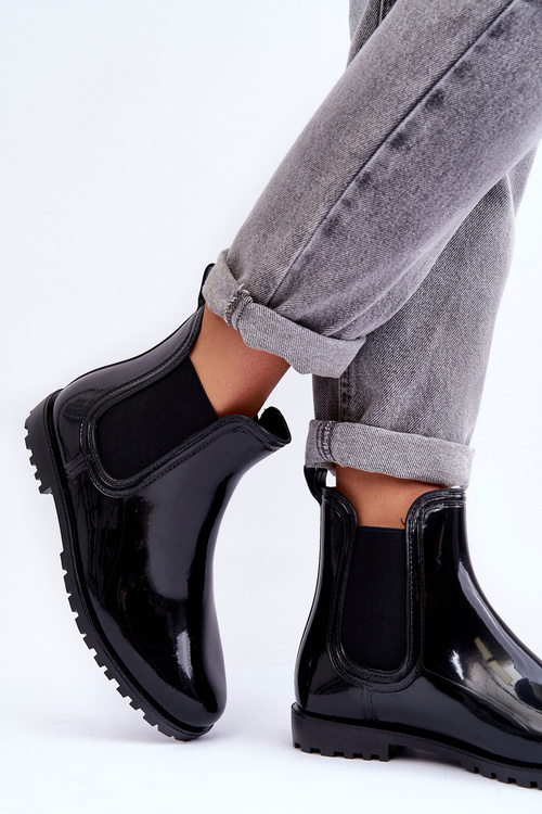 Жіночі класичні черевики челсі чорного кольору Jenifry